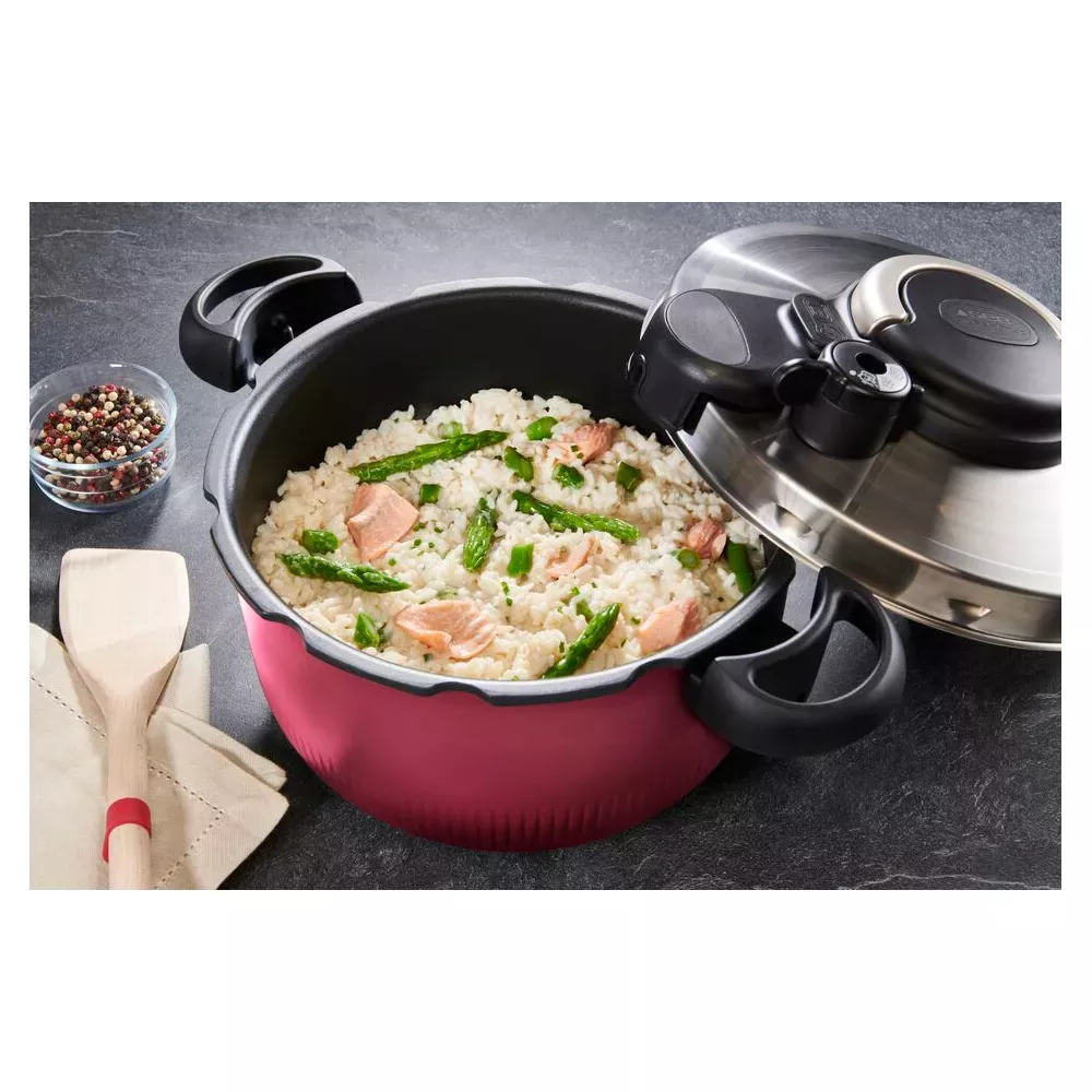 P4800702 COCOTTE MINUTE SEB CLIPSO 6 L + CLIPSOMINUT DELICE - 7