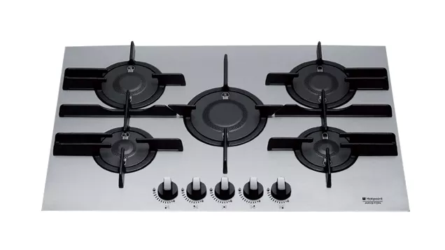 PK755DGHX/HA PLAQUE ARISTON 5 FEUX 75 CM FONTE EN VERRE - 0