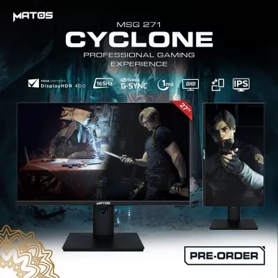 MSG271 Moniteur MATOS CYCLONE MSG271 165HZ HDR 400 IPS - 0
