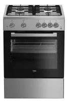 CUISINIERE BEKO 4 FEUX 60Cm Inox Catalyse