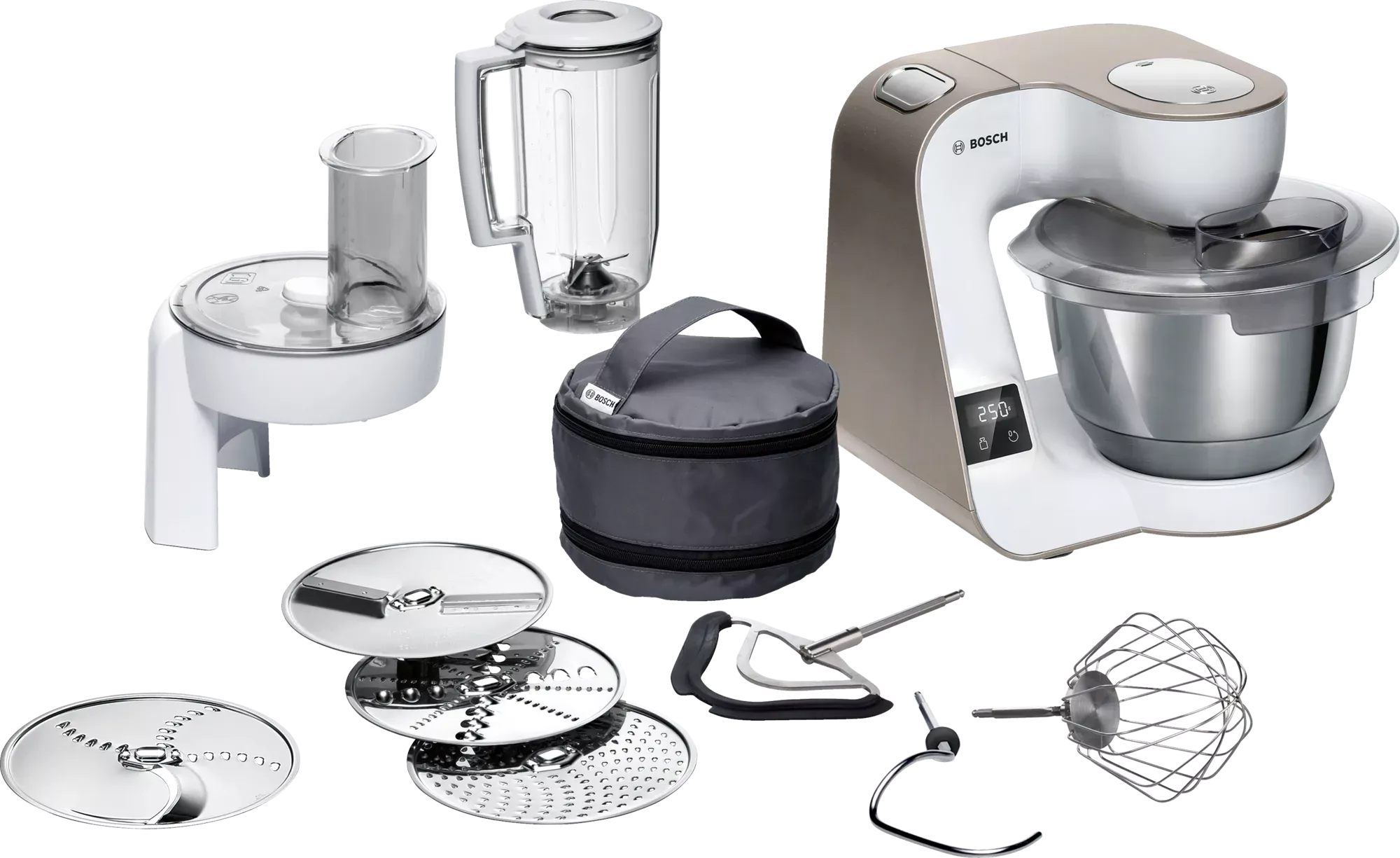MUM5XW20 PETRIN BOSCH 4KG avec balance  BLENDER ROBOT - 0