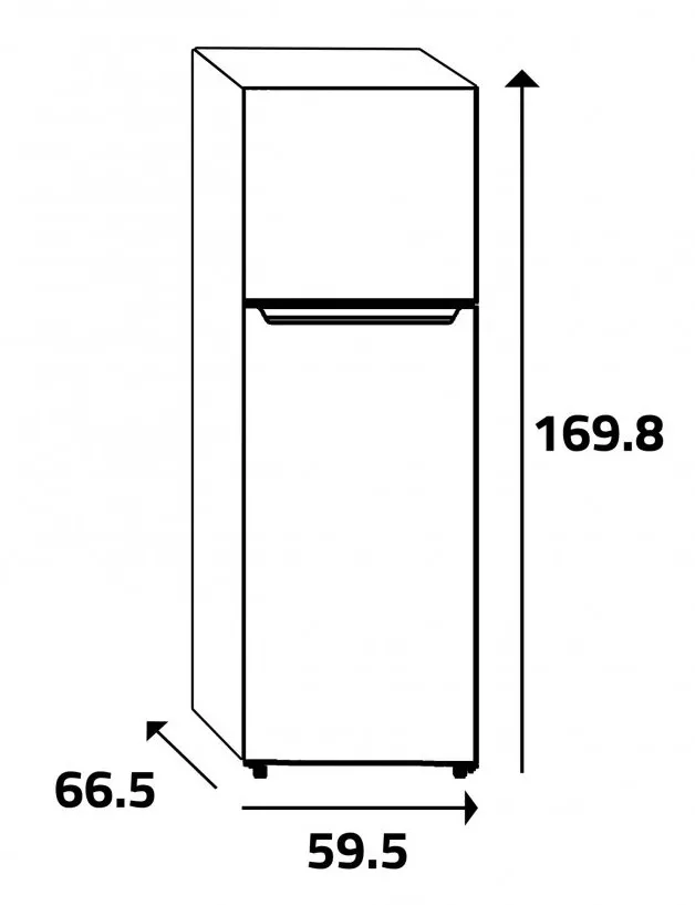RD-46WR REFRIGERATEUR HISENSE INOX 319 L - 4