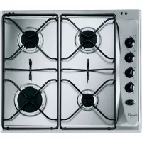 PLAQUE WHIRLPOOL 4 FEUX 60 CM INOX BLANC AKM250/WH
