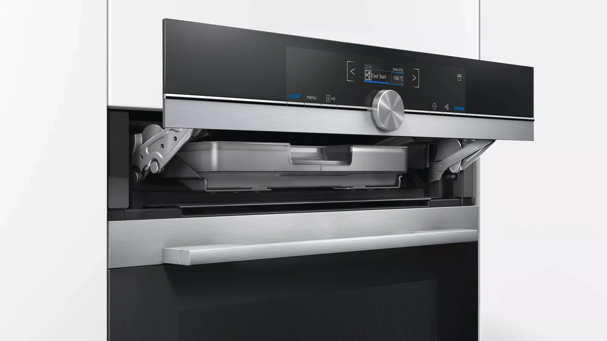 HR675GBS1 FOUR SIEMENS IQ700 71L Vapeur 60CM noir PulseSteam - 1