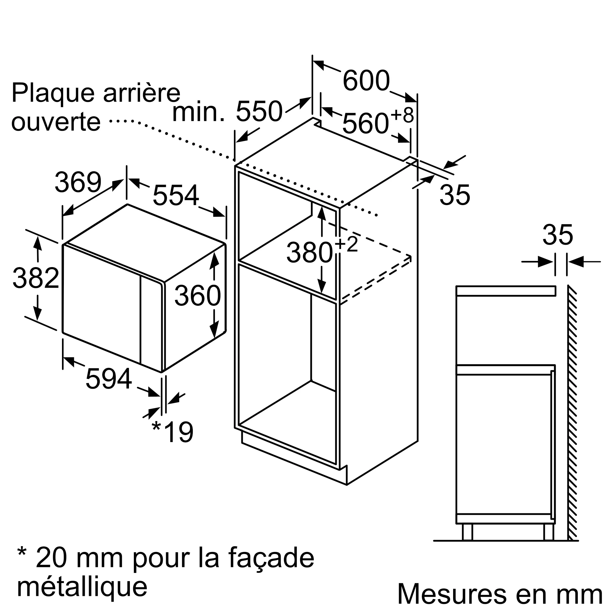 BEL554MB0 MICRO-ONDE BOSCH 25L SERIE 6 NOIR - 6