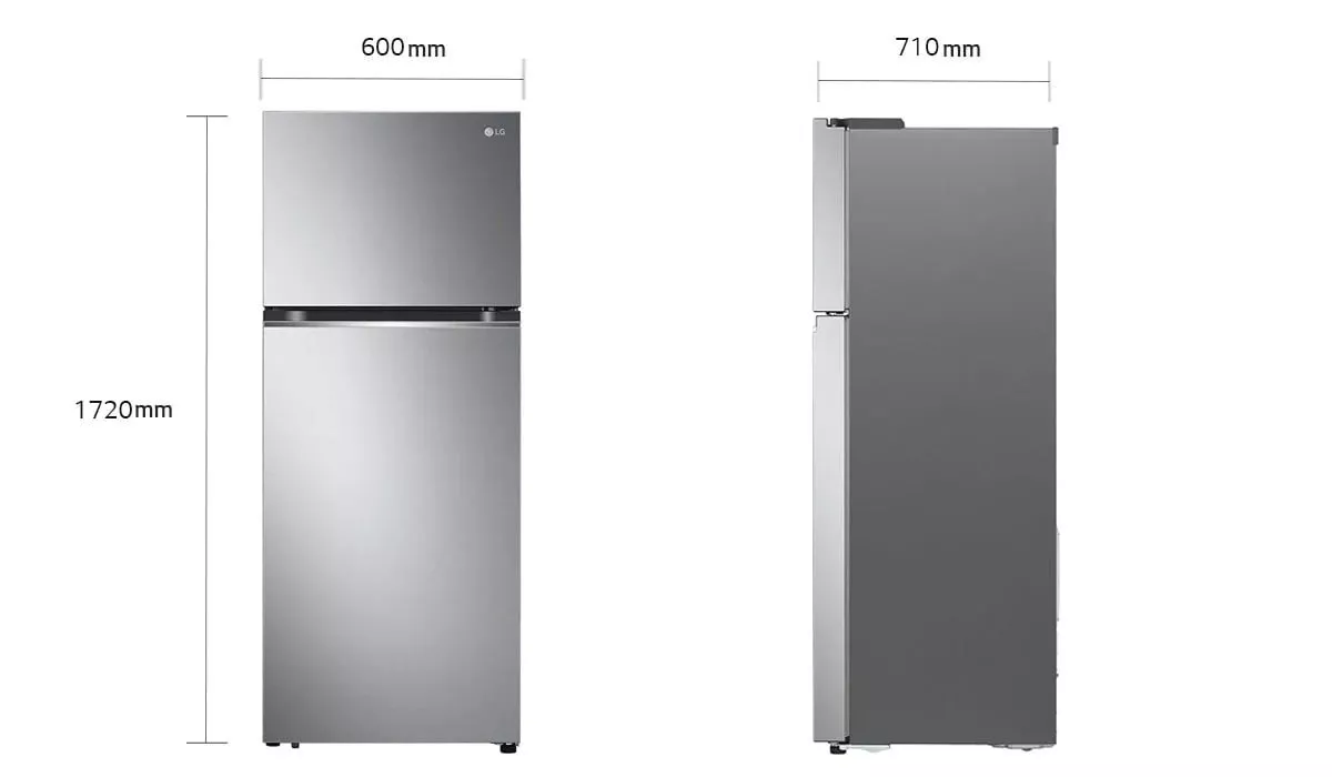 GN-B332PLGB REFRIGERATEUR LG 335L INOX Inverter - 15