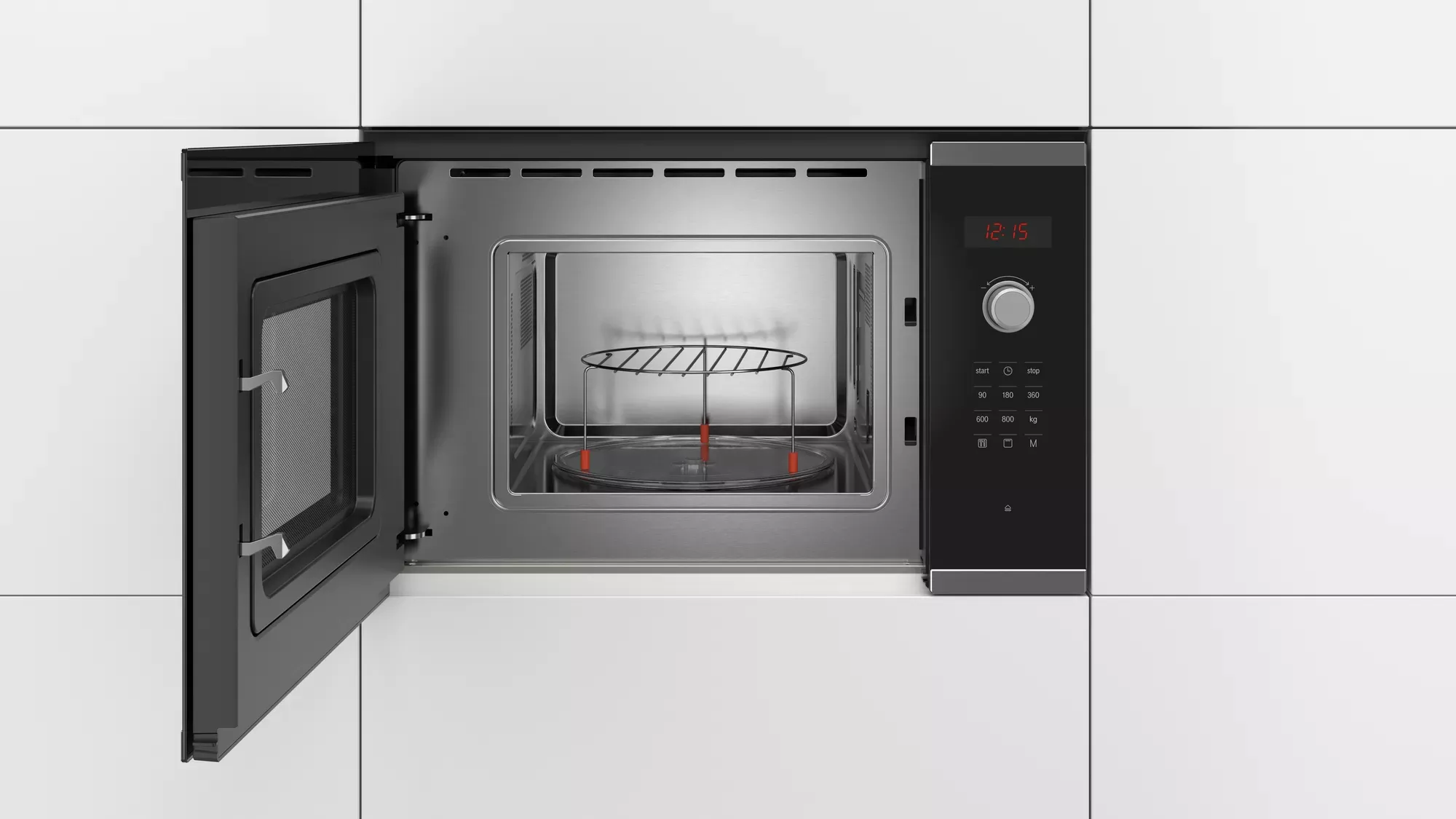 BEL523MS0 MICRO-ONDE BOSCH SERIE 4 NOIR/INOX 20 L 1000 W - 2