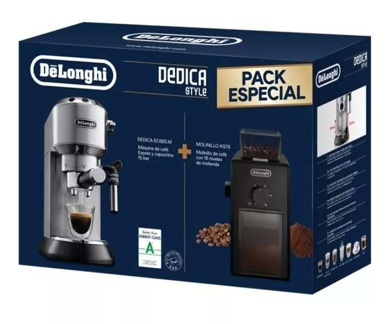 EC685.M/DDS CAFETIERE DELONGHI A BRAS DEDICA STYLE PACK - 7