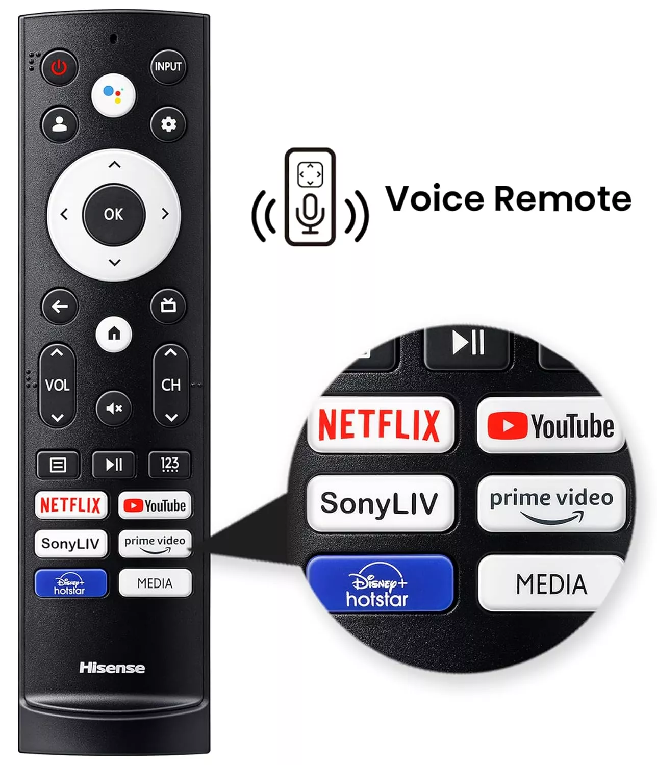 55A6H TELEVISEUR HISENSE 55  SMART 4K SERIE A6 - 4
