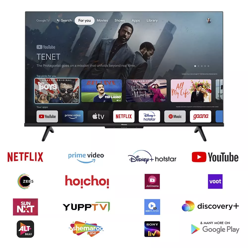 55A6H TELEVISEUR HISENSE 55  SMART 4K SERIE A6 - 3