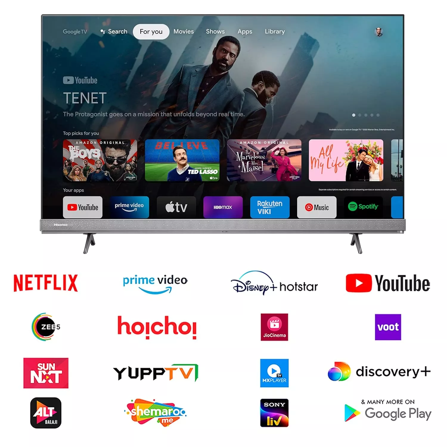 55A7H TELEVISEUR HISENSE QLED 55 SMART 4K SERIE A7 - 3