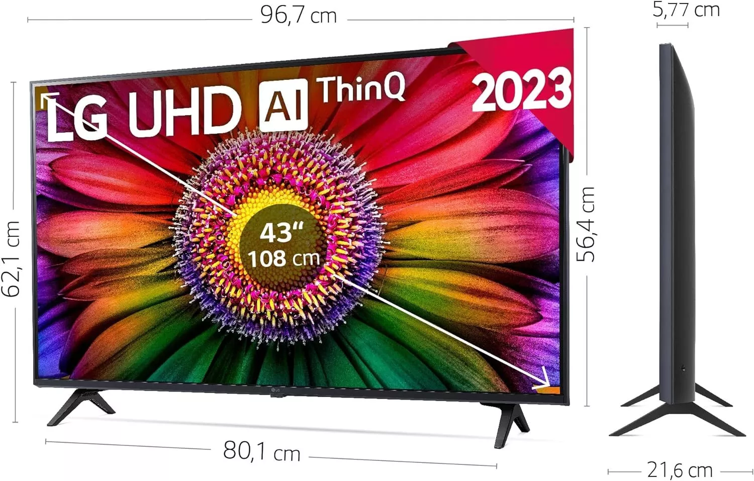 43UR80006L TELEVISEUR LG 43  UHD 4k SMART - 4