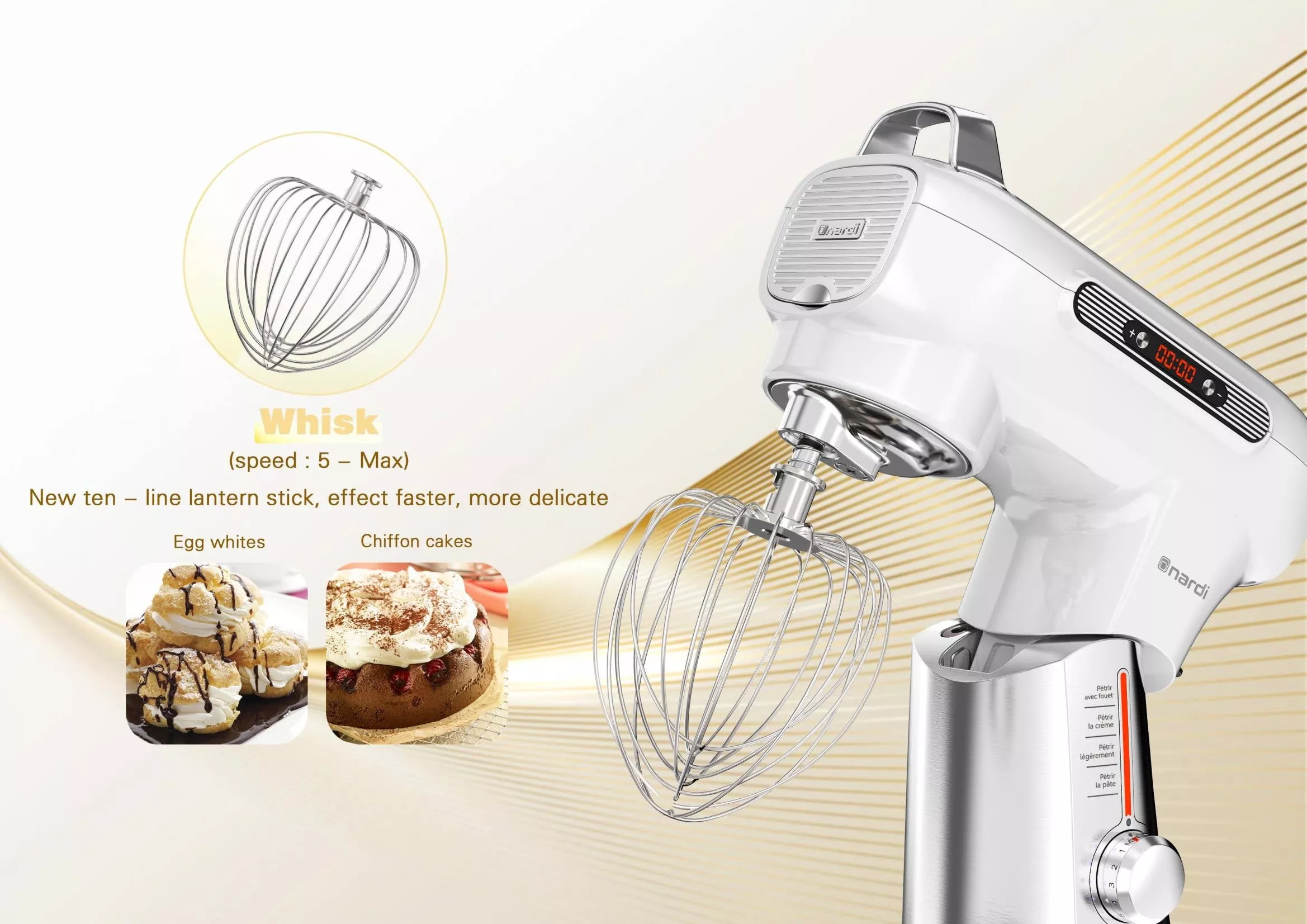 NP-MP2SB PETRIN Nardi MAESTRO PASTA BLAN 1500 W - 2