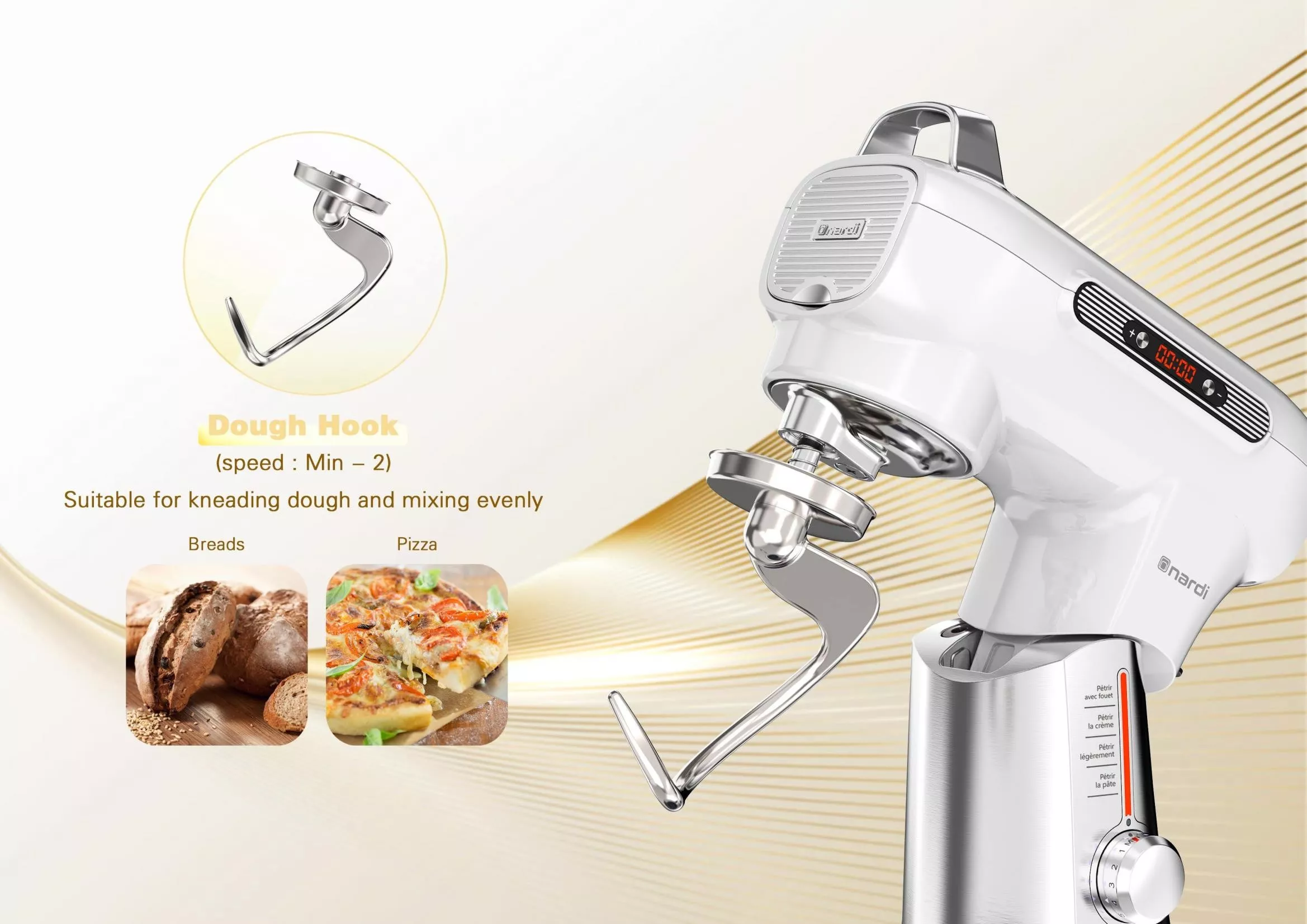 NP-MP2SB PETRIN Nardi MAESTRO PASTA BLAN 1500 W - 5