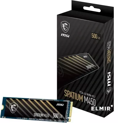 S-M450 ssd NVME MSI SPATIUM 500GB M450 3600/2300mbps M.2 - 0