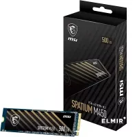 ssd NVME MSI SPATIUM 500GB M450 3600/2300mbps M.2