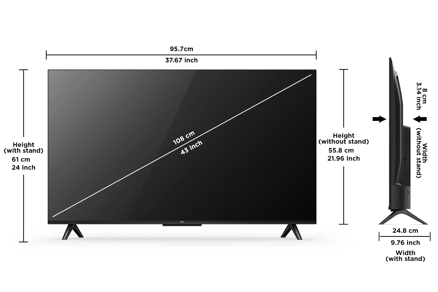 43S5400A TELEVISEUR TCL 43 FHD SMART - 10