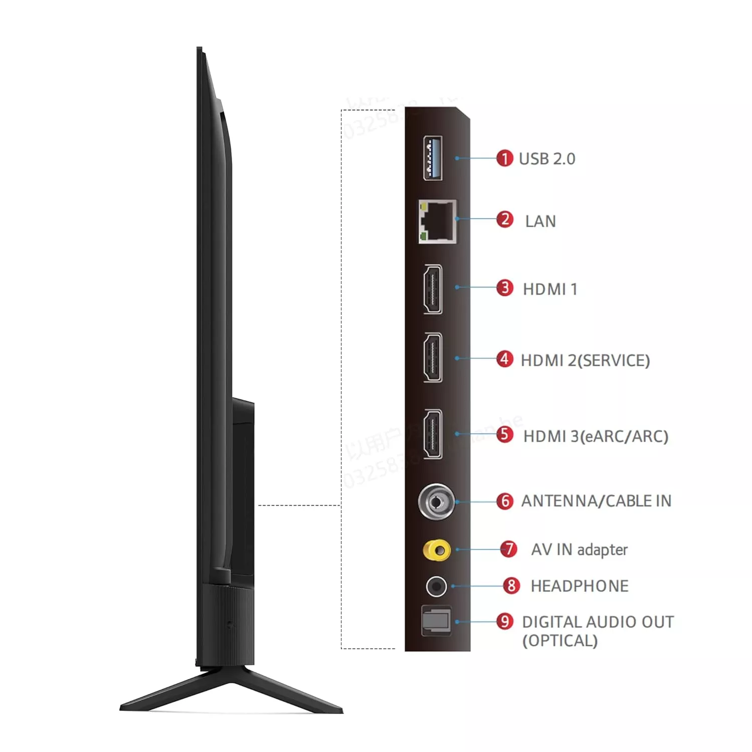 50P635 TELEVISEUR TCL 50 UHD 4 K SMART -50P635 - 6