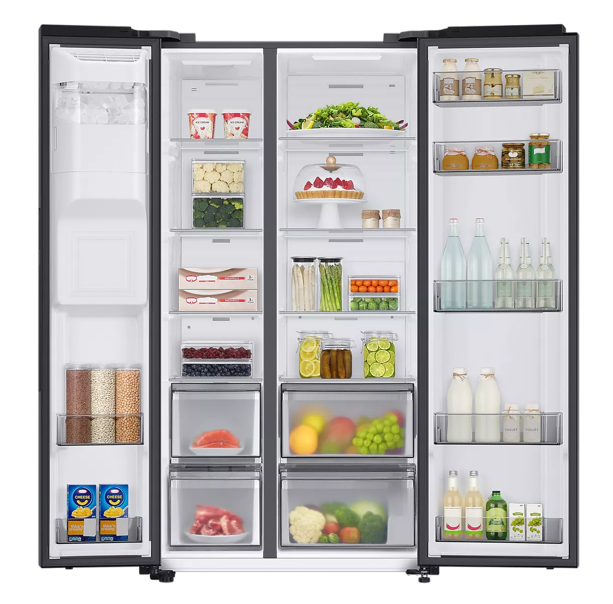 RS68A8820B1 REFRIGERATEUR SAMSUNG SIDE BY SIDE NOIR 634 L TWIN - 2