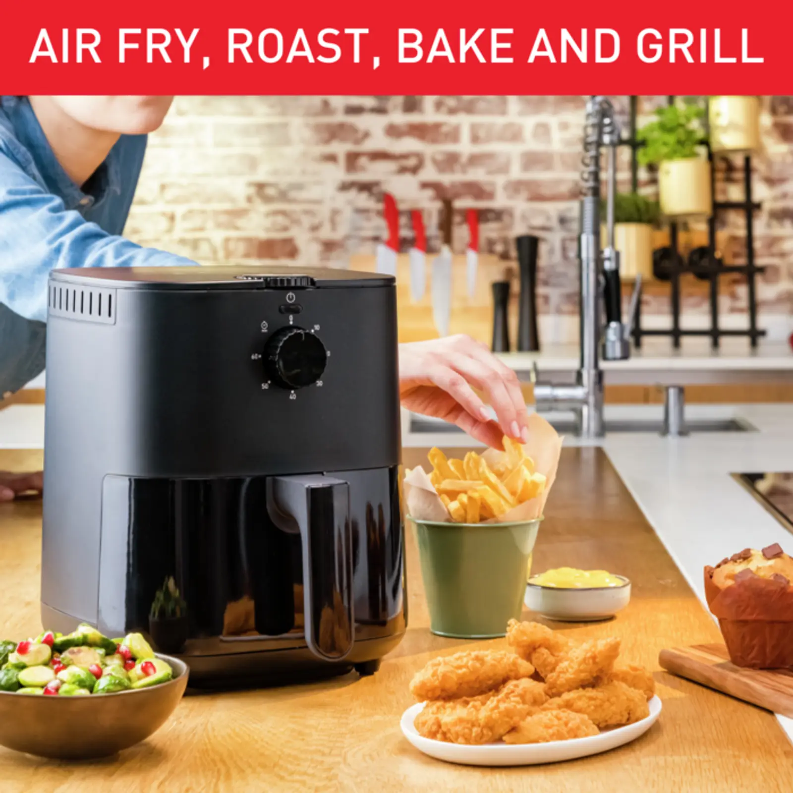 EY130815 FRITEUSE TEFAL AIR CHAUD SANS L'HUILE 3.5 L - 4