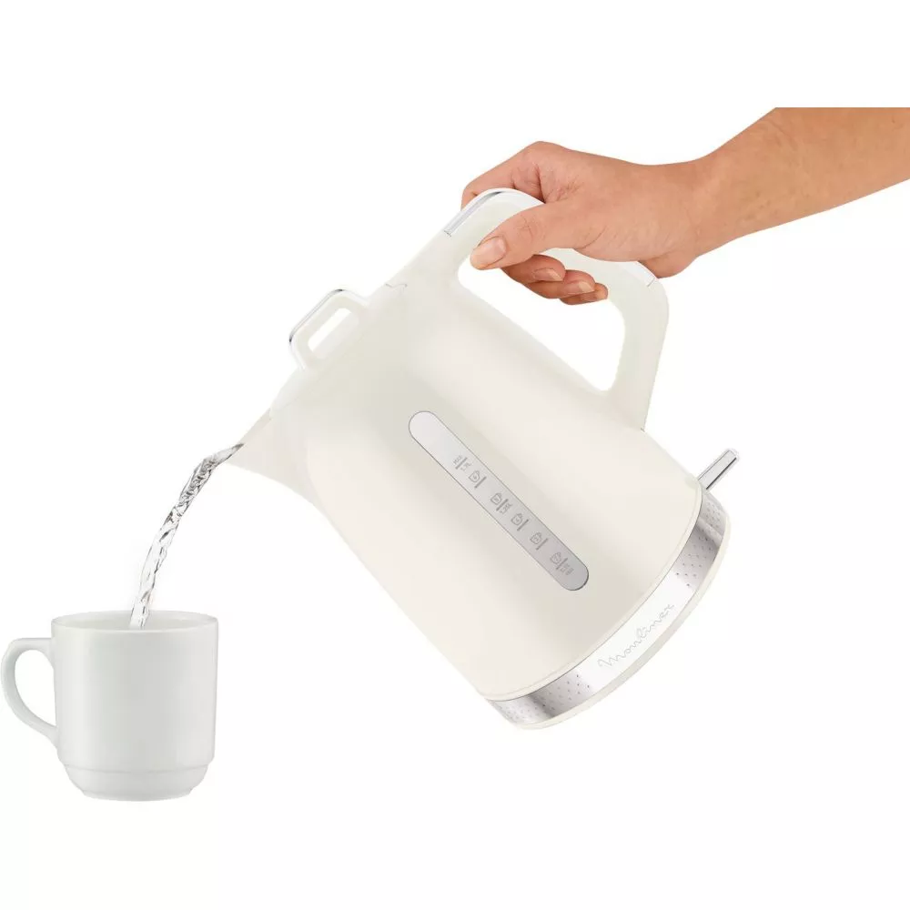 BY320A10 BOUILLOIRE MOULINEX 1.7L SOLEIL IVOIRE ANTI CALC - 2