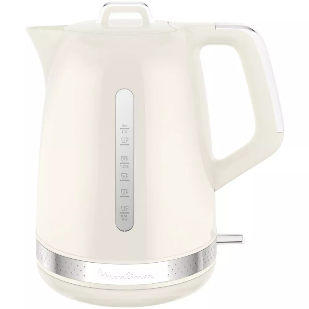 BY320A10 BOUILLOIRE MOULINEX 1.7L SOLEIL IVOIRE ANTI CALC - 0