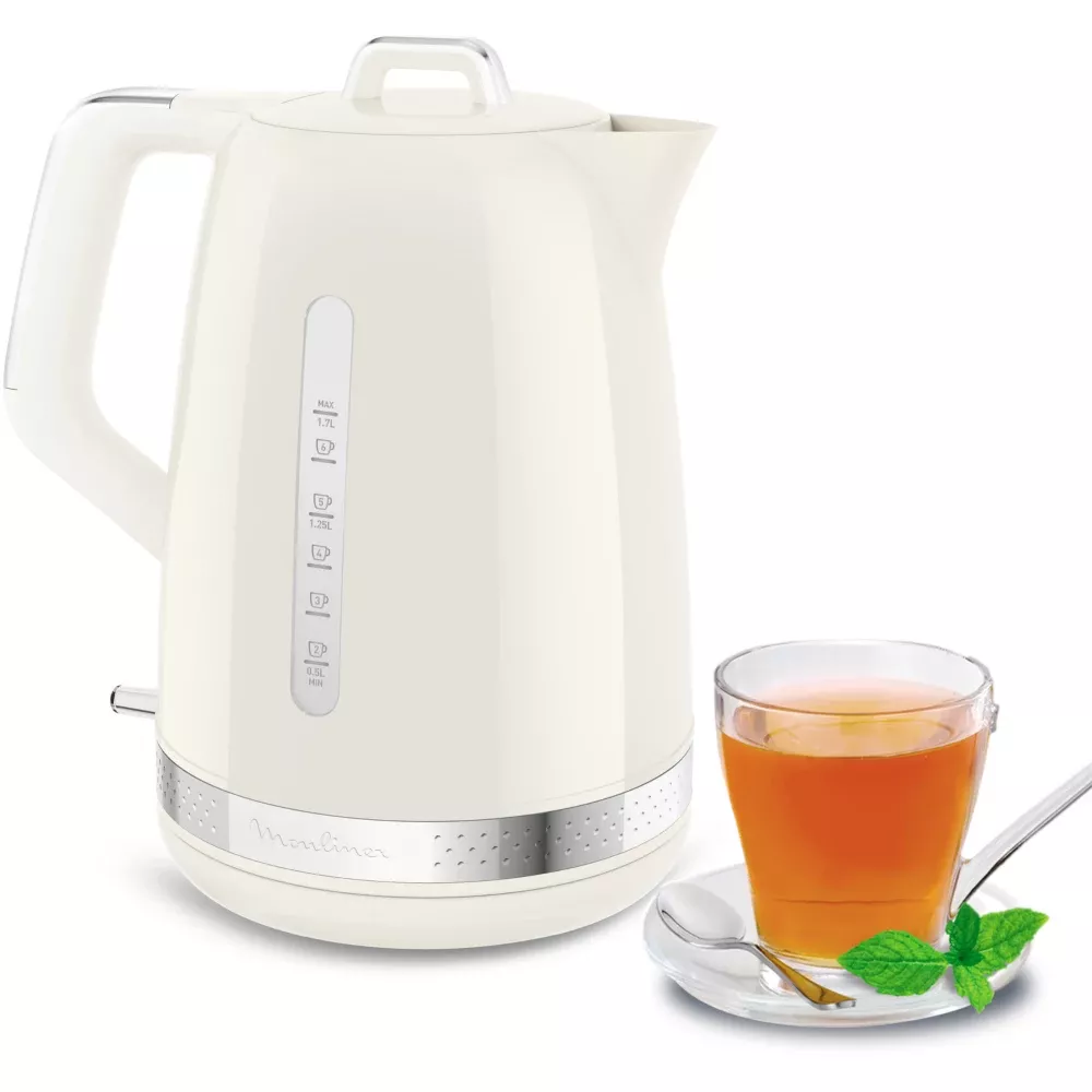 BY320A10 BOUILLOIRE MOULINEX 1.7L SOLEIL IVOIRE ANTI CALC - 4
