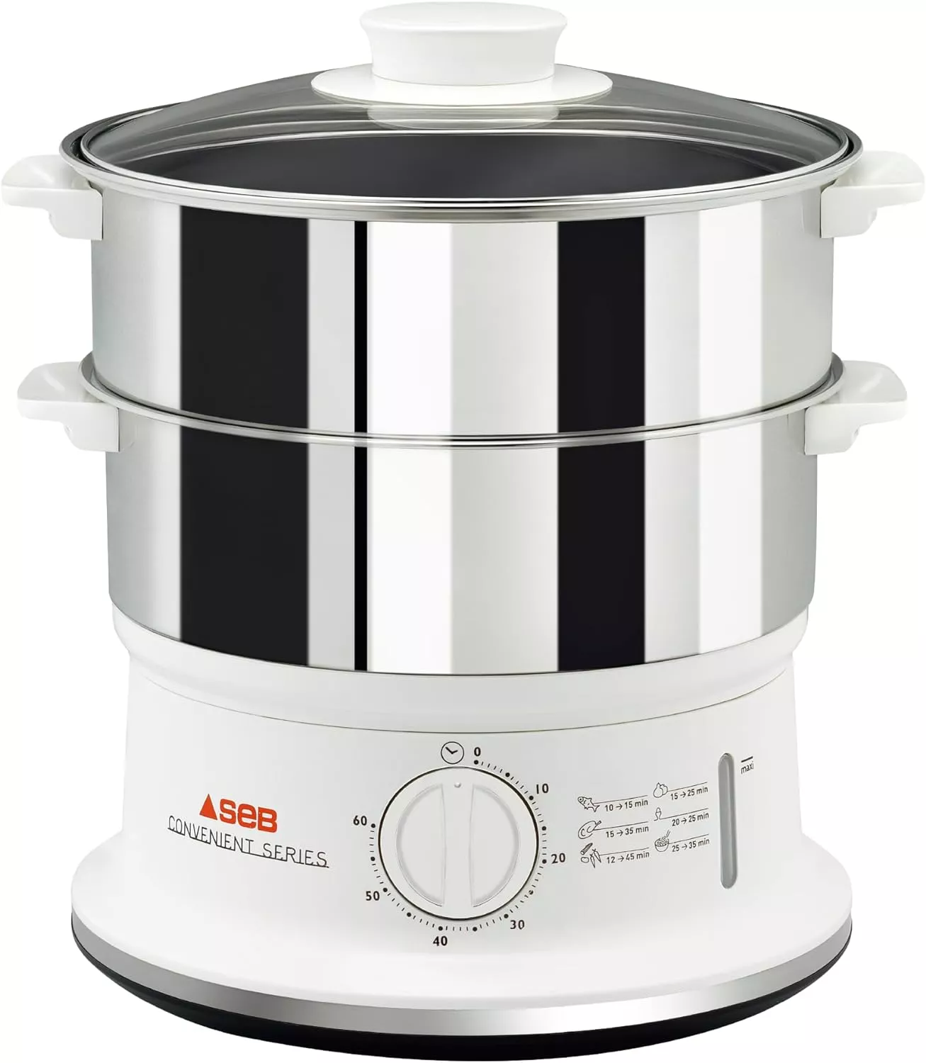 VC145100 CUISEUR VAPEUR SEB CONVENIENT 6L INOX 600W - 0