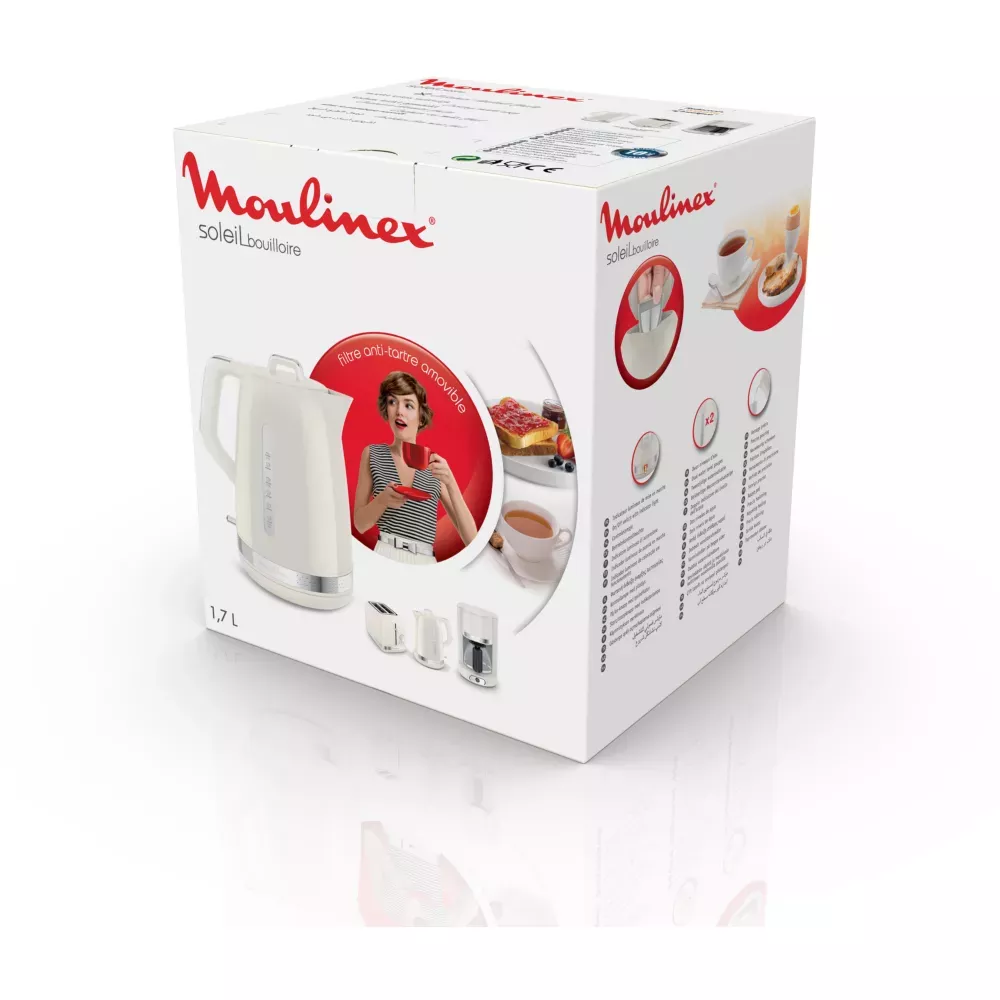 BY320A10 BOUILLOIRE MOULINEX 1.7L SOLEIL IVOIRE ANTI CALC - 10