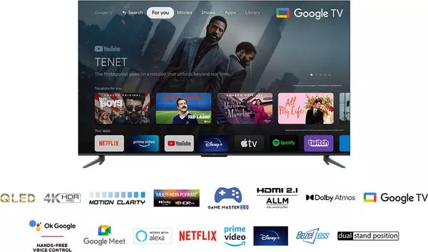 65C645 TELEVISEUR TCL 65 QLED UHD 4 K SMART - 1