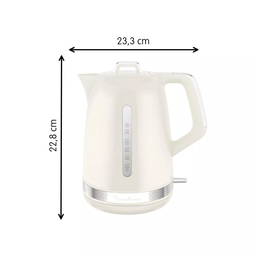 BY320A10 BOUILLOIRE MOULINEX 1.7L SOLEIL IVOIRE ANTI CALC - 9