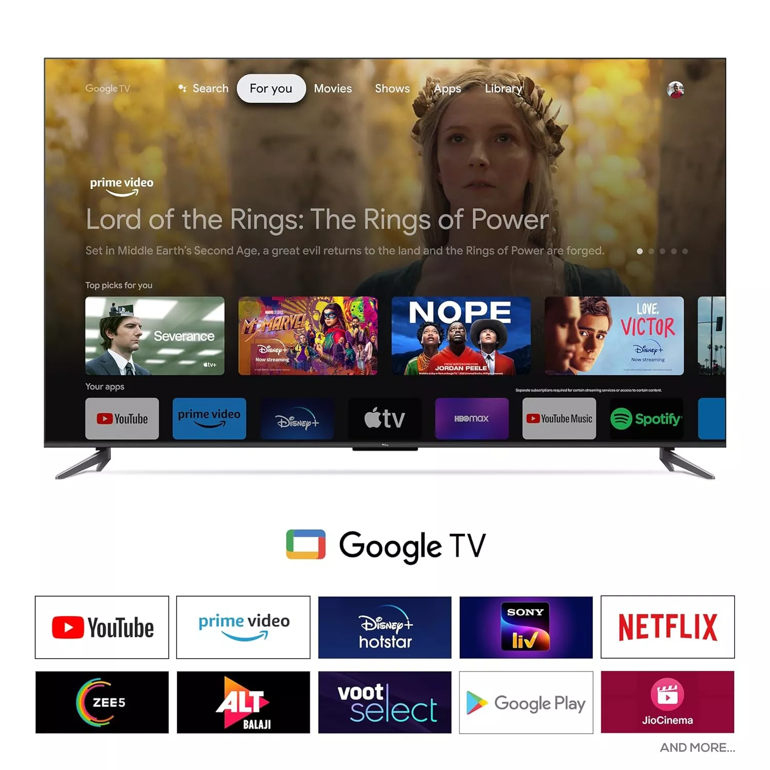 55C645 TELEVISEUR TCL QLED 4K SMART 55 - 7