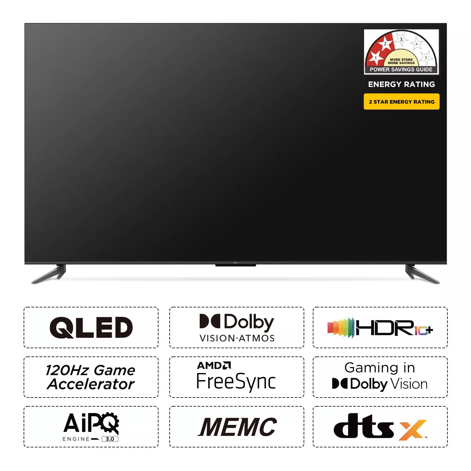55C645 TELEVISEUR TCL QLED 4K SMART 55 - 6