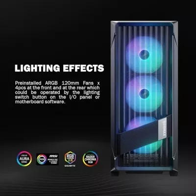 X603 NANO boitier RAIDMAX X603 NANO MESH ATX 4X ARGB - 3