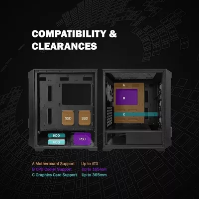 X603 NANO boitier RAIDMAX X603 NANO MESH ATX 4X ARGB - 2