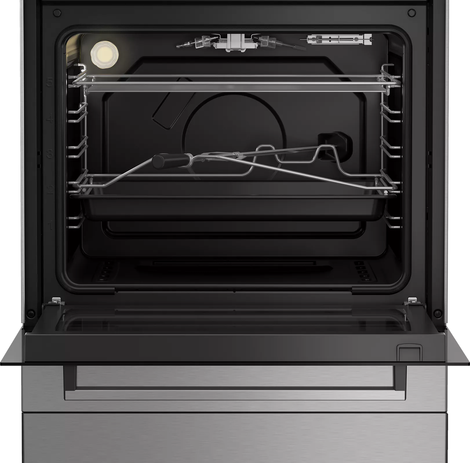 FSGT61121DXL CUISINIERE BEKO 03 FEUX+ 1 WOK INOX FONTE Catalyse - 4