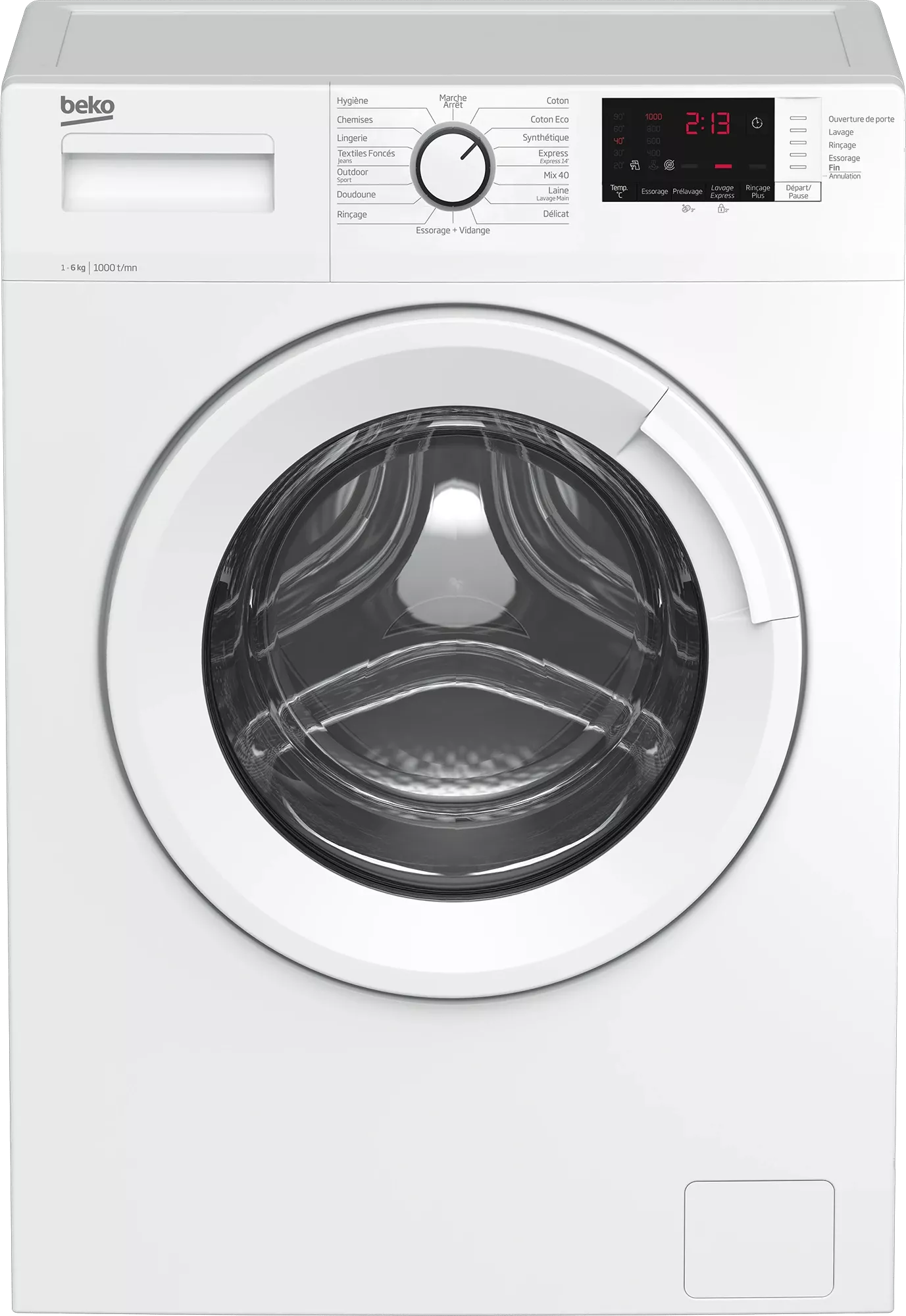 WUE6513XWW MACHINE A LAVER BEKO 6K  BLANCHE 1000 TR - 0