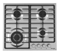 PLAQUE NARDI 4 FEUX FONTE 60 CM DOUBLE FEUX INOX