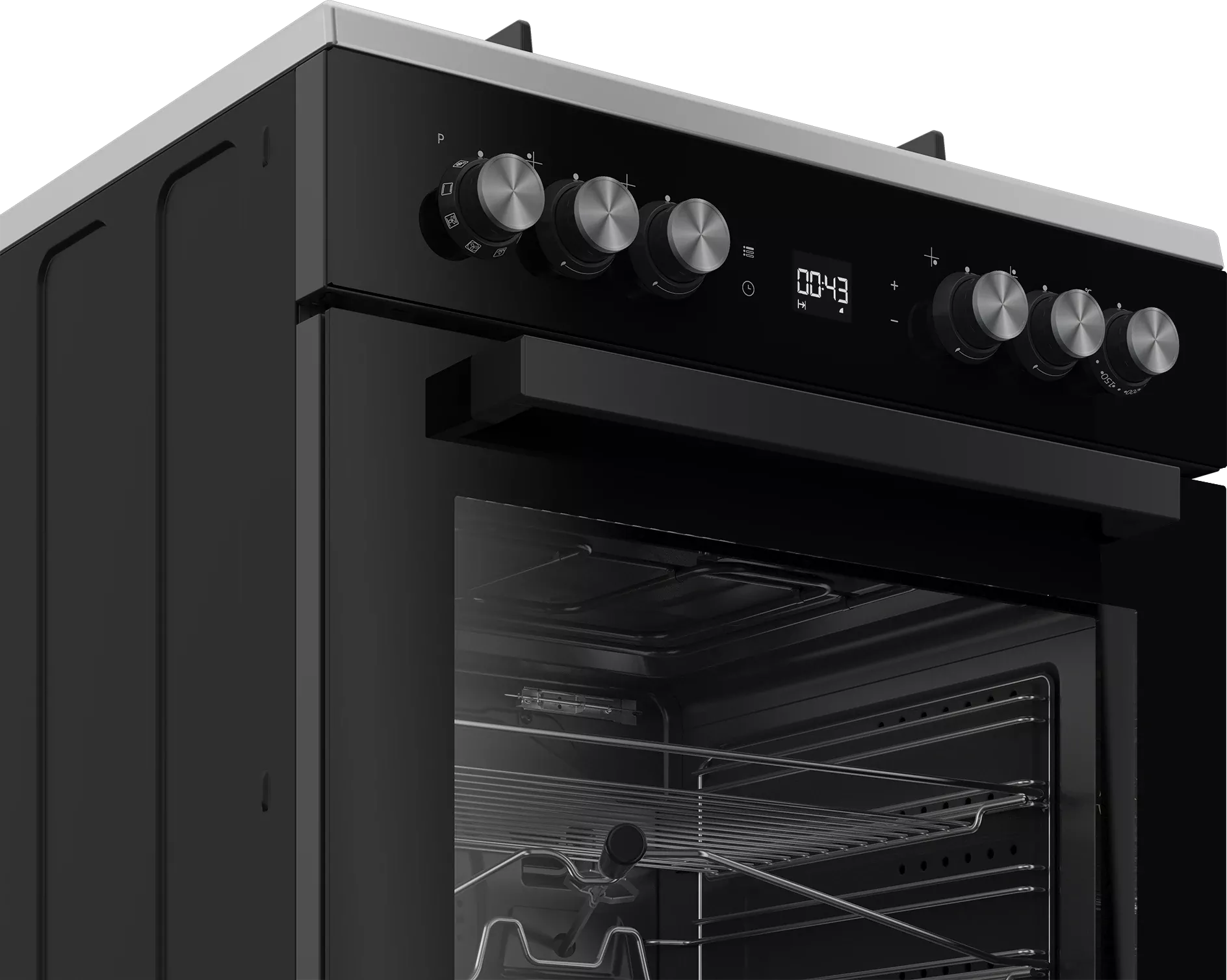 FSRT62310DBCS CUISINIERE BEKO 4 FX 60CM THERMOCOUPLES VERRE - 3