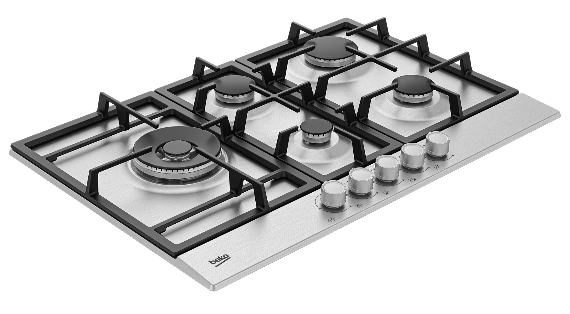 HIAL75225SX PLAQUE BEKO 75 CM 5 FEUX/WOK/ALLUMAGE INTEGRE - 1