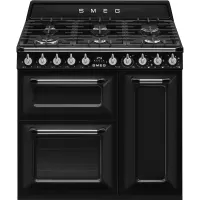 CUISINIERE SMEG VICTORIA 90  6 FEUX DOUBLE COURONE