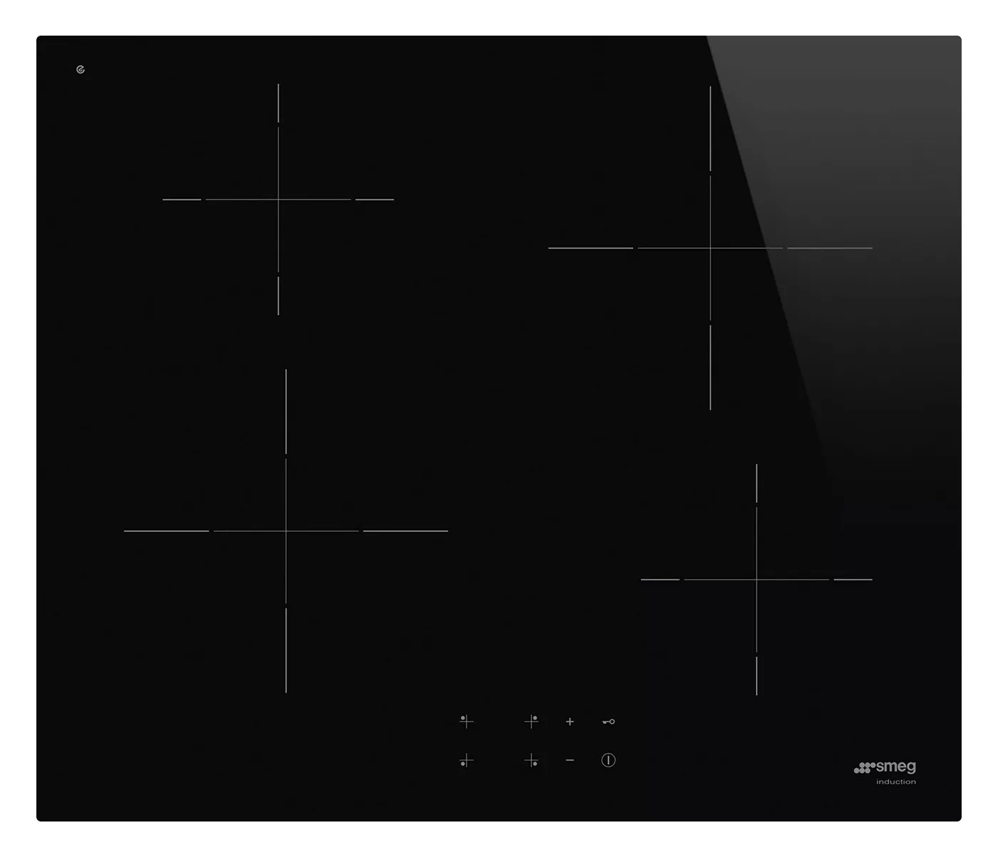 SI2641D PLAQUE SMEG UNIVERSEL 60CM INDUCTION VERRE NOIR 4F - 0
