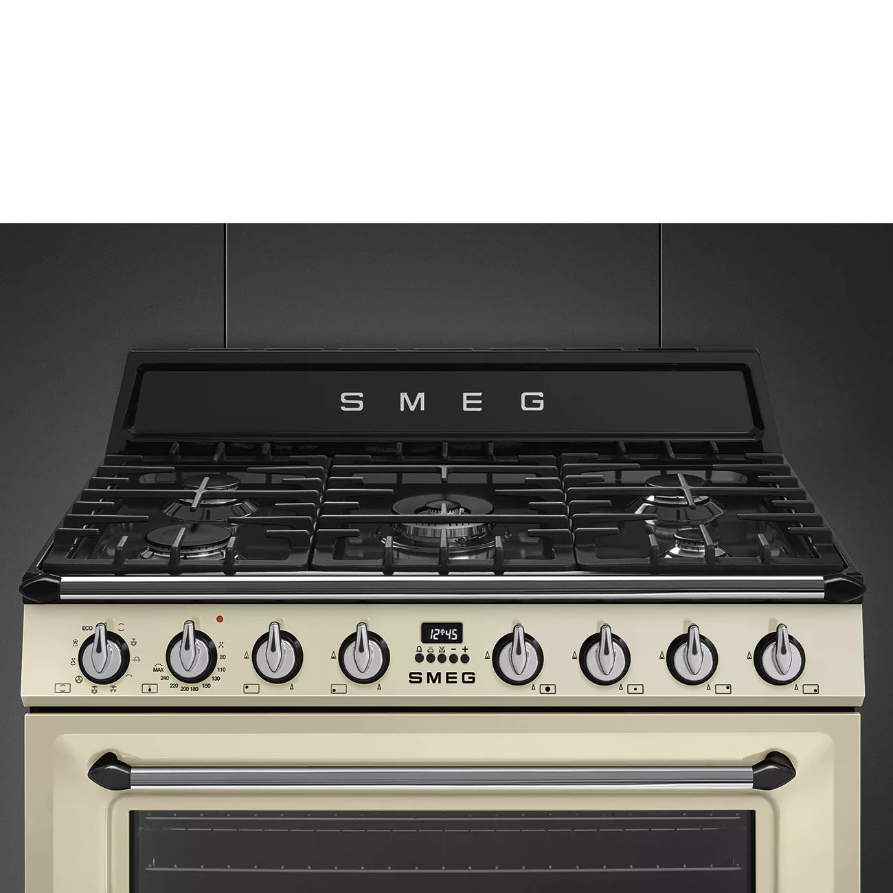 TR90P2 CUISINIERE SMEG VICTORIA 90 5 FEUX DOUBLE COURONE - 5