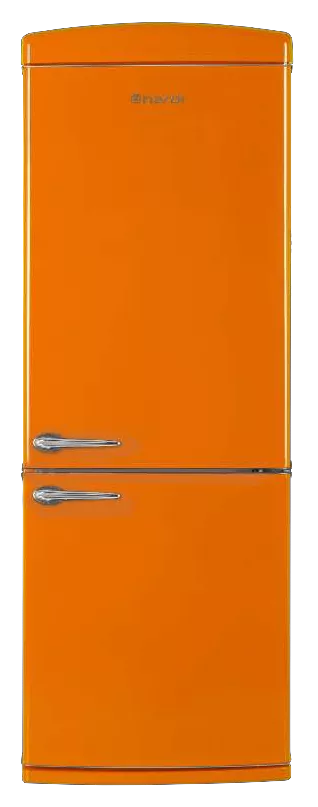 NRC640RO REFRIGERATEUR NARDI COMBI RETRO 640L ORANGE - 0