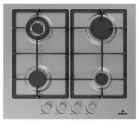 PLAQUE MODENA 60CM EN INOX 4 FEUX avec SABAF Feux