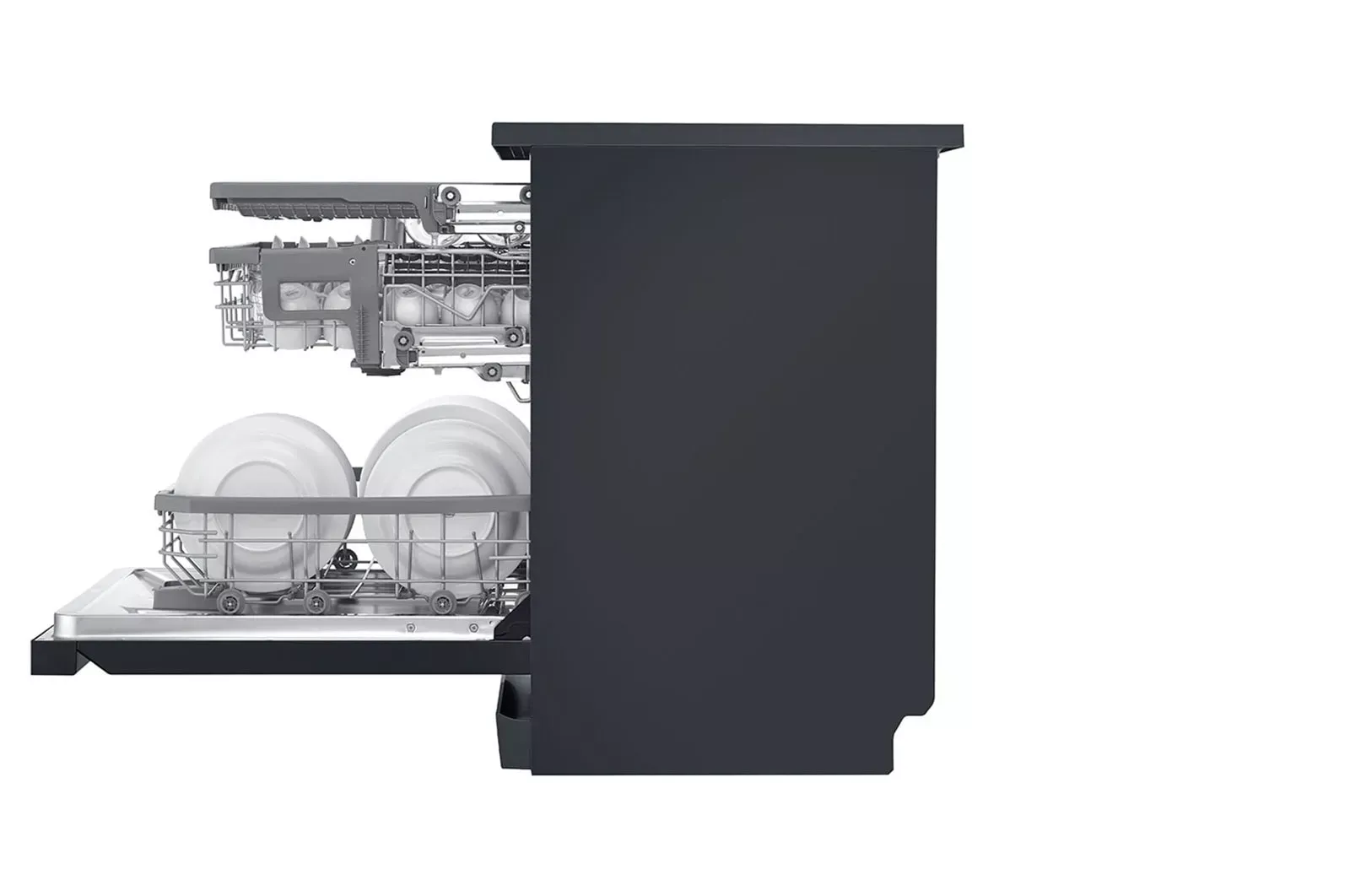 DFC325HM LAVE VAISSELE LG 3 TIROIR VAPEUR NOIR Porte auto - 7