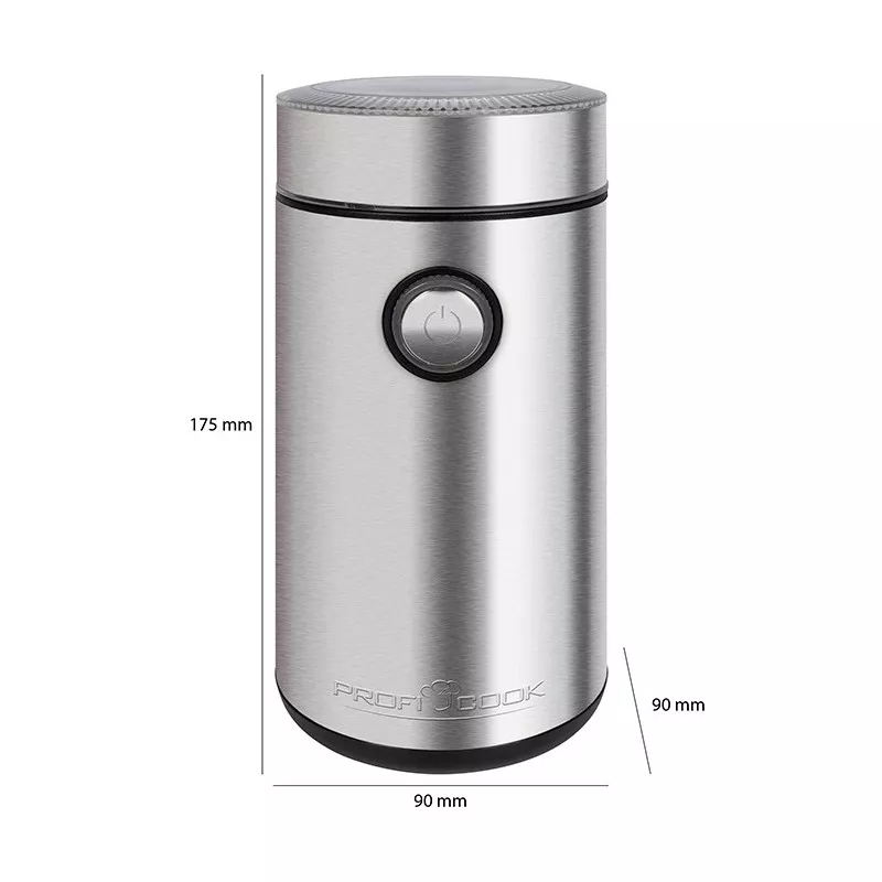 PC-KSW1216 MOULIN A CAFE PROFICOOK 150W INOX 40G Café - 6