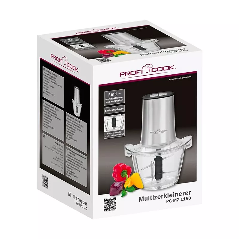 PC-MZ1150 MINI HACHOIR MULTIFONCTIONS PROFICOOK 4 LAMES 400W - 5