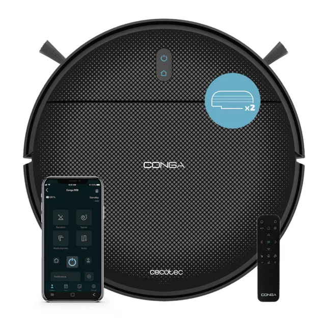 05866 Aspirateur robot Conga 999 Origin X-Treme avec - 0