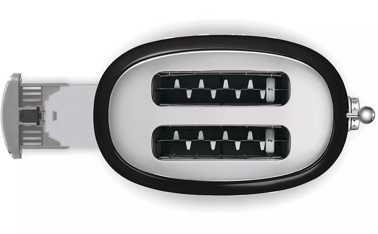 TSF01BLEU GRILLE PAIN SMEG 2 U 950 W NOIR - 3